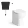 Hudson Traditional Back To Wall Toilet With Soft Close Seat and Concealed Cistern