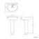 Austin Pedestal Basin 550mm