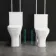 Atlanta Comfort Close Coupled Toilet & Pedestal Basin Set