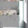 Harper Gloss White Floor Standing Tall Cabinet 1900x300mm - Black Accents  