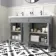 Bermuda Dove Grey Double Basin Vanity 1200mm