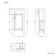 Bermuda Chalk White Cloakroom Basin Vanity 400mm
