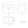 Avon Gloss White Wall Hung Drawer Vanity with Curved Counter Top Basin 600mm