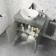 Trent Stone Grey Vanity with Oval Counter Top Basin 800mm