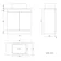 Trent Stone Grey Vanity with Curved Counter Top Basin 800mm