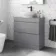 Trent Stone Grey Vanity Drawer with Oval Counter Top Basin 800mm