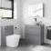 Trent Stone Grey Vanity Drawer with Oval Counter Top Basin 800mm