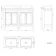 Bermuda Dove Grey Vanity with Marble Top & Curved Counter Top Basin 1200mm
