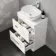 Avon Gloss White Drawer 600mm - Excludes Counter Top Basin