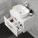 Avon Gloss White Wall Hung Drawer 600mm - Excludes Counter Top Basin