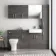 Charcoal Elm Back To Wall Unit and Atlanta Toilet