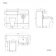 Harper Charcoal Elm Combination Vanity Basin and Atlanta Toilet 1200mm - Right Handed