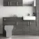 Harper Charcoal Elm Combination Vanity Basin 1500mm (Excludes Pan + Cistern)