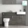 Harper Charcoal Elm Combination Vanity Basin and Denver Toilet 1500mm
