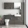 Harper Charcoal Elm Combination Vanity Basin and Denver Toilet 1500mm