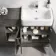 Harper Charcoal Elm Combination Vanity Basin and Denver Toilet 1500mm