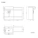 Harper Charcoal Elm Basin Vanity with Marble Top & Back To Wall Unit 1200mm
