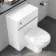 Foster Gloss White Back To Wall Unit and Seattle Toilet