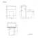 Foster Gloss White Back To Wall Unit and Atlanta Toilet