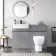 Foster Stone Grey Back To Wall Unit and Seattle Toilet