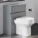 Foster Stone Grey Back To Wall Unit and Denver Toilet