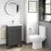 Bermuda Graphite Grey Basin Vanity 500mm
