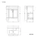 Bermuda Graphite Grey Basin Vanity 600mm