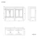 Bermuda Graphite Grey Double Basin Vanity 1200mm