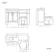 Bermuda Dove Grey Combination Vanity Basin and Hudson Toilet with Wooden Seat 1100mm