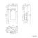 Bermuda Graphite Grey Cloakroom Basin Vanity 400mm - Brushed Brass Accents