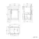 Bermuda Graphite Grey Basin Vanity 500mm - Brass Knurled Handles