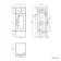 Monaco Graphite Grey Combination Vanity Traditional Basin and Hudson Toilet with Wooden Seat 1500mm - Brass Knurled Handles