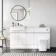 Foster Gloss White Combination Vanity Basin and Houston Toilet 1500mm