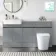 Foster Stone Grey Combination Vanity Basin with Marble Top & Tucson Toilet 1500mm