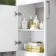 Mersey Gloss White Combination Vanity Basin and Houston Toilet 1000mm