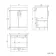 Mersey Gloss White Combination Vanity Basin and Houston Toilet 1100mm