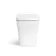 Mersey Gloss White Combination Vanity Basin and Houston Toilet 1300mm