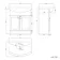 Capri Fog Grey Combination Vanity Basin and Houston Toilet 1350mm - Chrome Handles