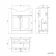 Capri Slate Grey Combination Vanity Basin and Austin Toilet 1150mm - Chrome Handles