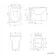 Capri Slate Grey Combination Vanity Basin and Austin Toilet 1150mm - Chrome Handles