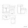 Capri Slate Grey Combination Vanity Basin and Houston Toilet 1350mm - Chrome Handles