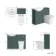 Capri Mystic Green Combination Vanity Basin and Houston Toilet 1050mm - Chrome Handles