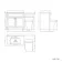 Milos Fog Grey Combination Vanity Basin and Houston Toilet 1300mm - Chrome Handles