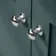 Milos Mystic Green Combination Vanity Basin and Houston Toilet 1000mm - Chrome Handles