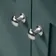 Milos Mystic Green Combination Vanity Basin and Houston Toilet 1100mm - Chrome Handles