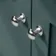 Milos Mystic Green Combination Vanity Basin and Houston Toilet 1300mm - Chrome Handles