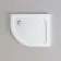 London Offset Quadrant Stone Shower Tray 900x760mm - Left Handed