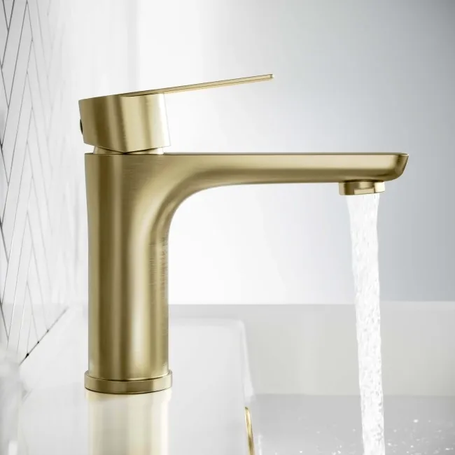 Glen Brushed Brass Basin Mixer Tap