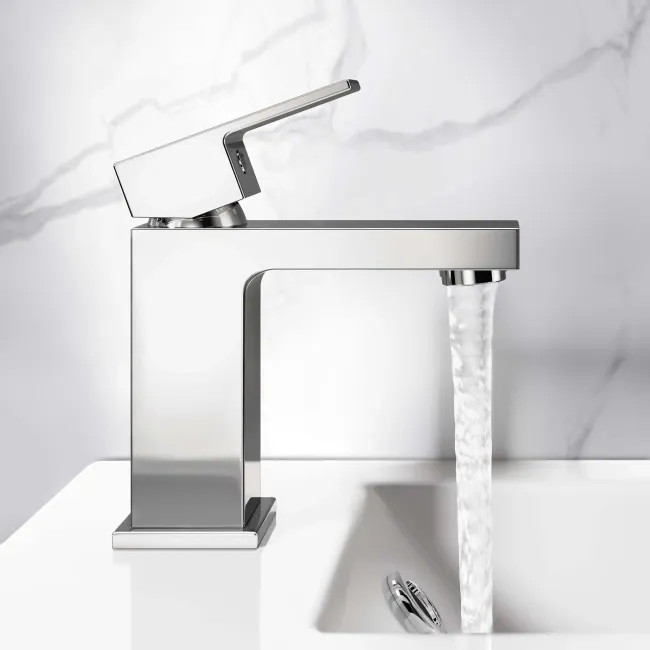 Tamar Chrome Cloakroom Basin Mixer Tap