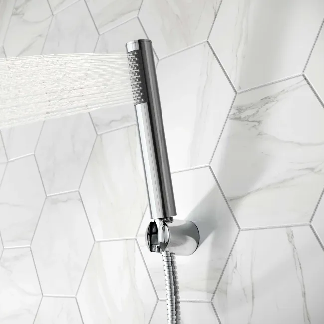 Wye Chrome Bath Filler & Handheld Shower